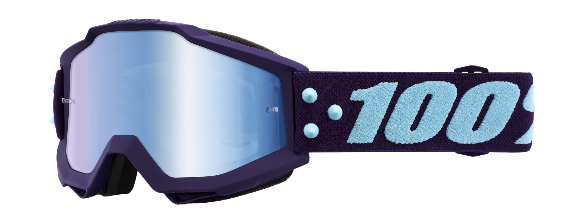 100% Motocross Goggle Accuri 1 Maneuver - Mirror Blue