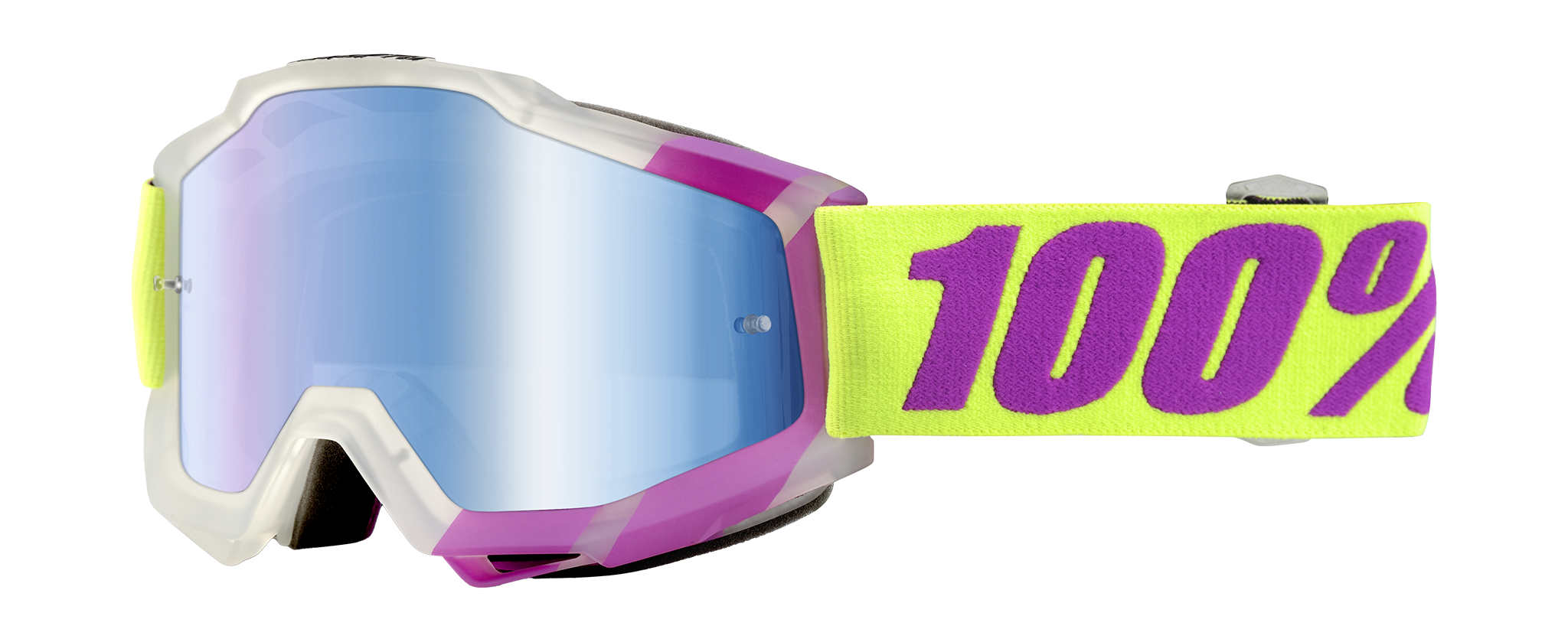 100% Motocross Goggle Accuri 1 Tootaloo - Mirror Blue