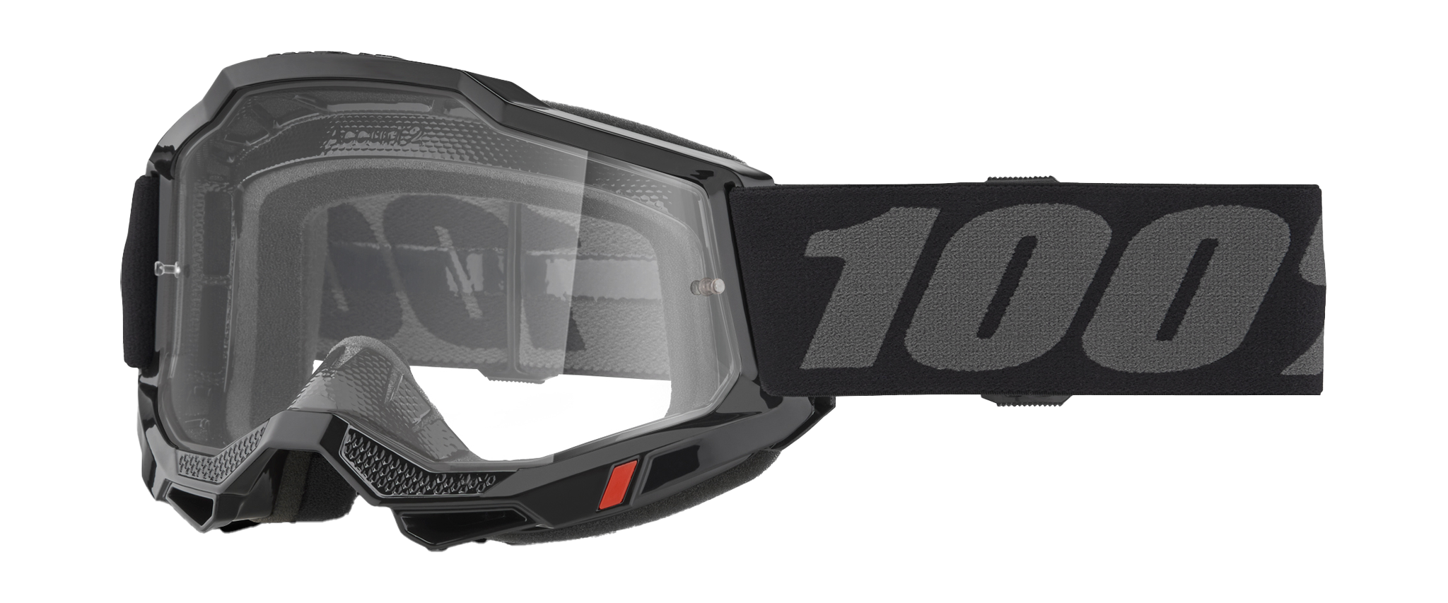 100% Motocross Goggle Accuri 2 Black - Clear
