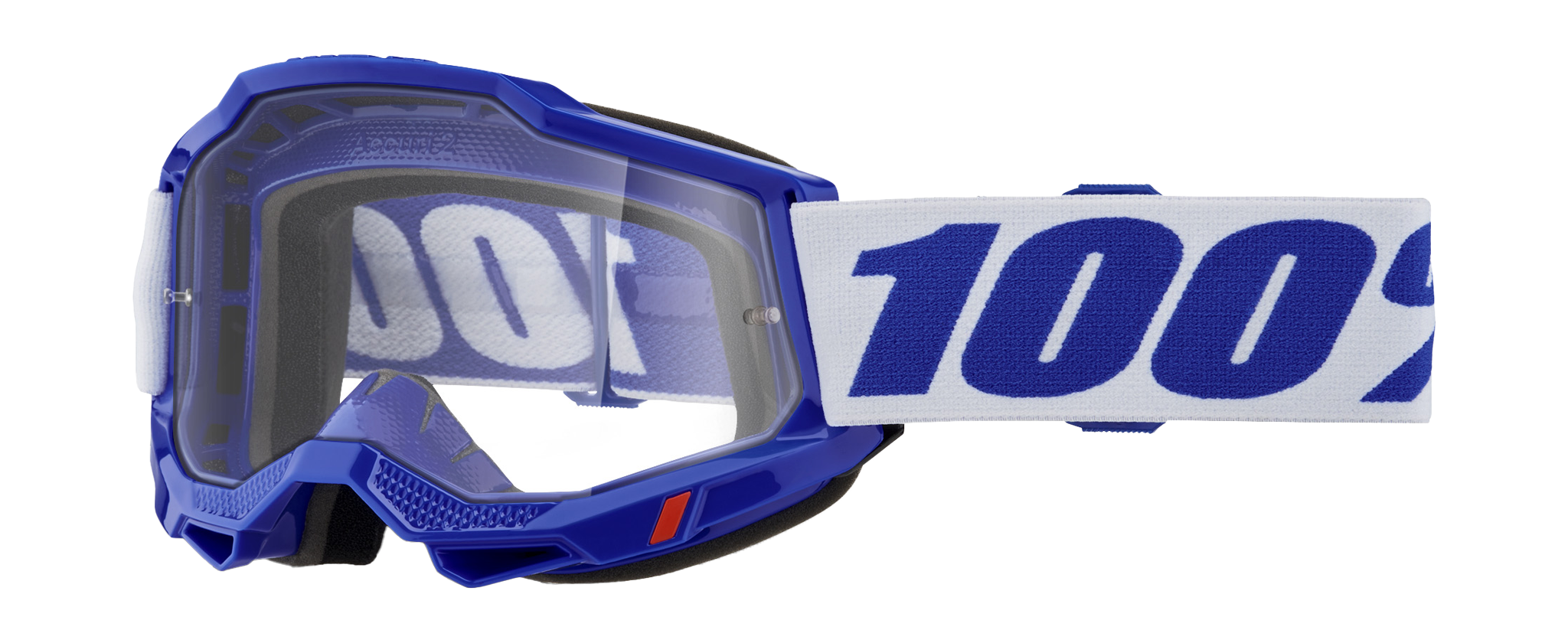 100% Motocross Goggle Accuri 2 Blue - Clear