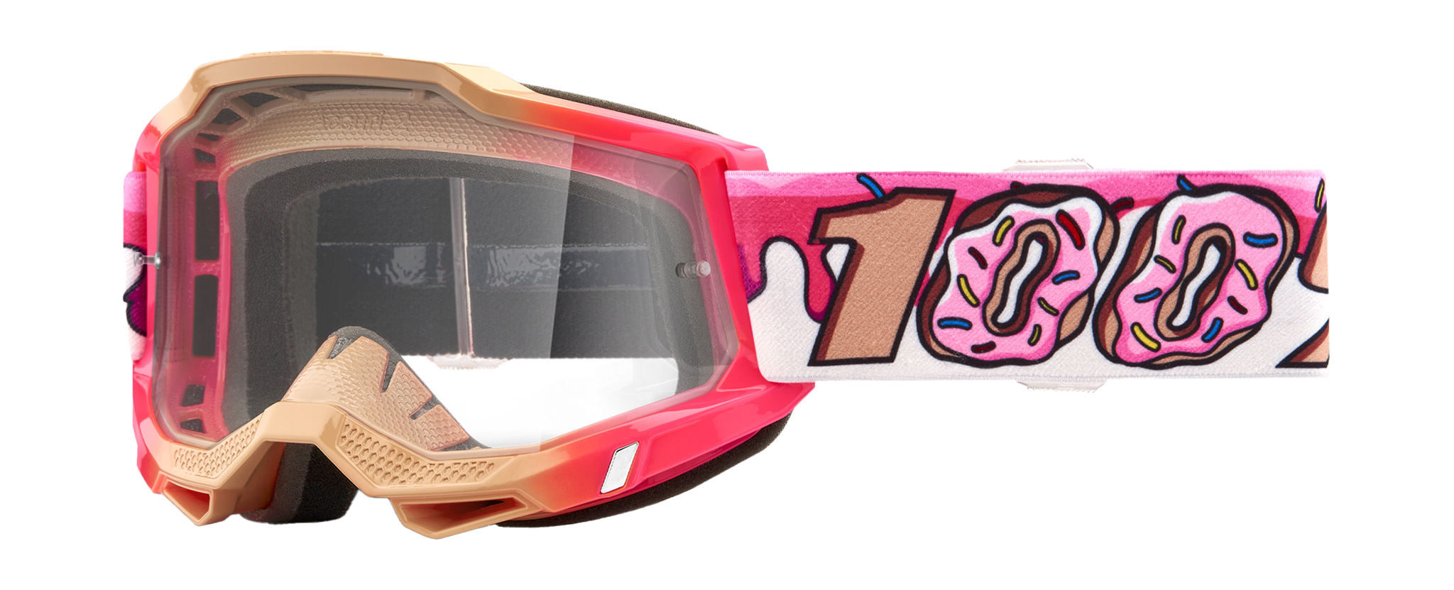 100% Motocross Goggle Accuri 2 Donut - Clear
