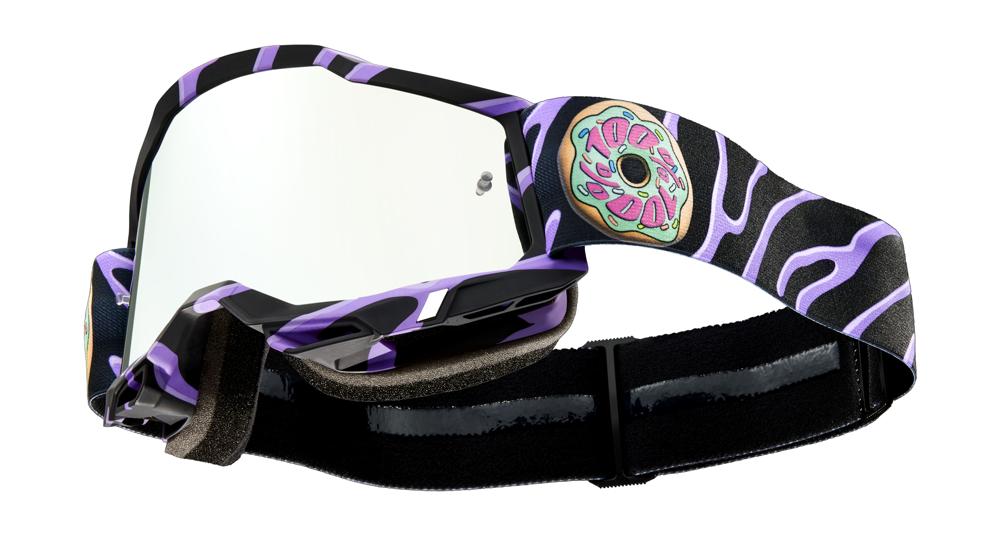 100% Motocross Goggle Accuri 2 Donut Jett Lawrence - Mirror Multi - 6 Pcs