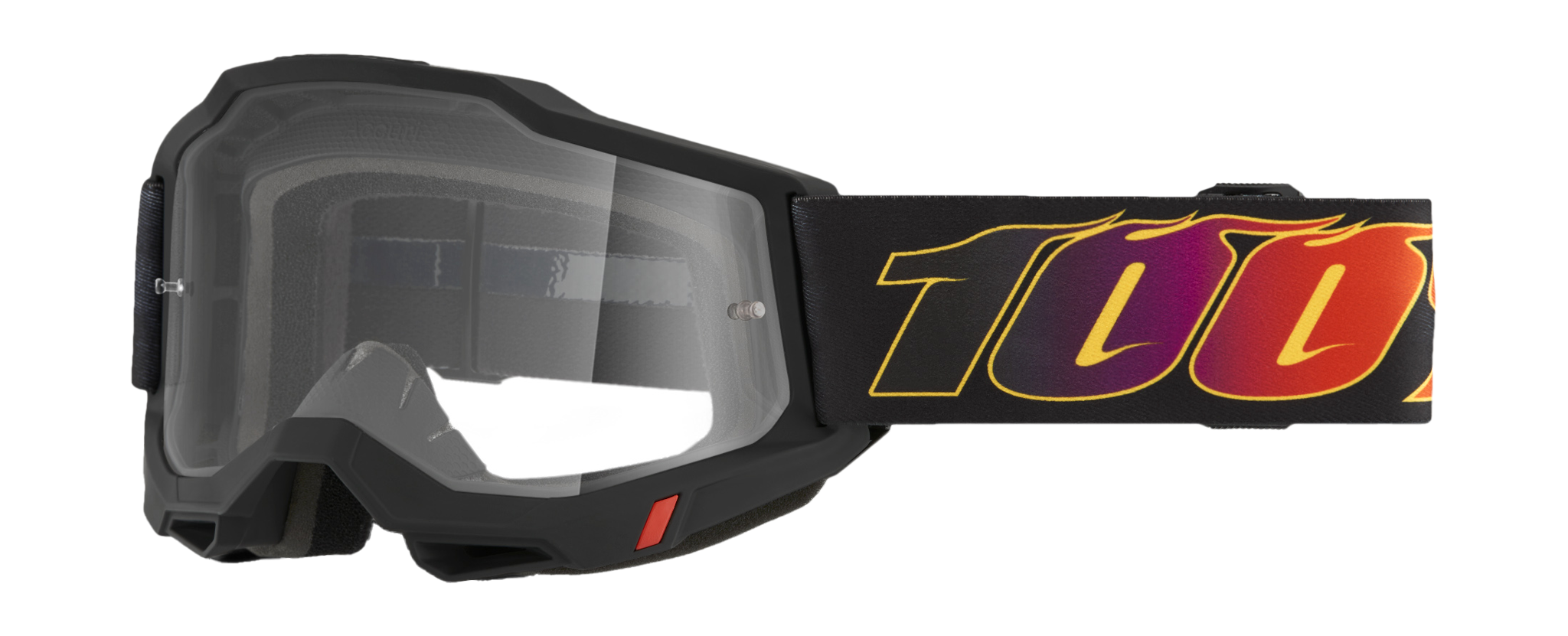 100% Motocross Goggle Accuri 2 El Diablo - Clear