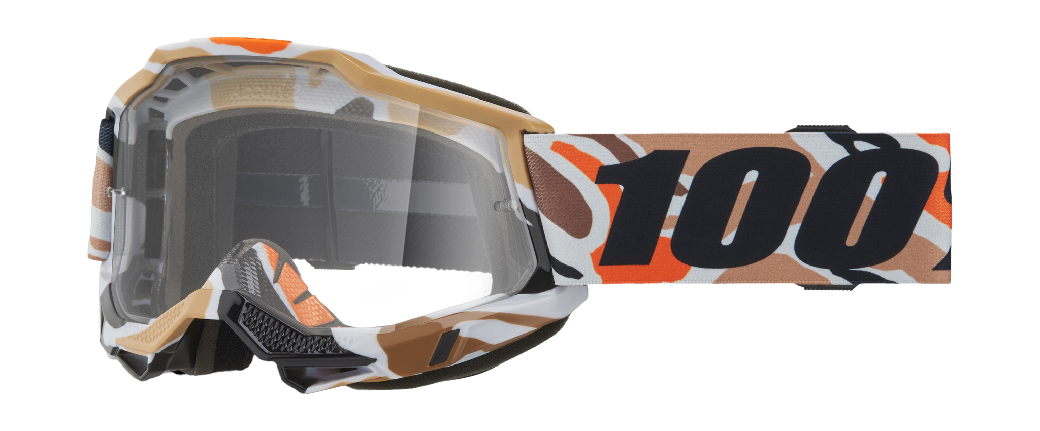 100% Motocross Goggle Accuri 2 Flea - Clear