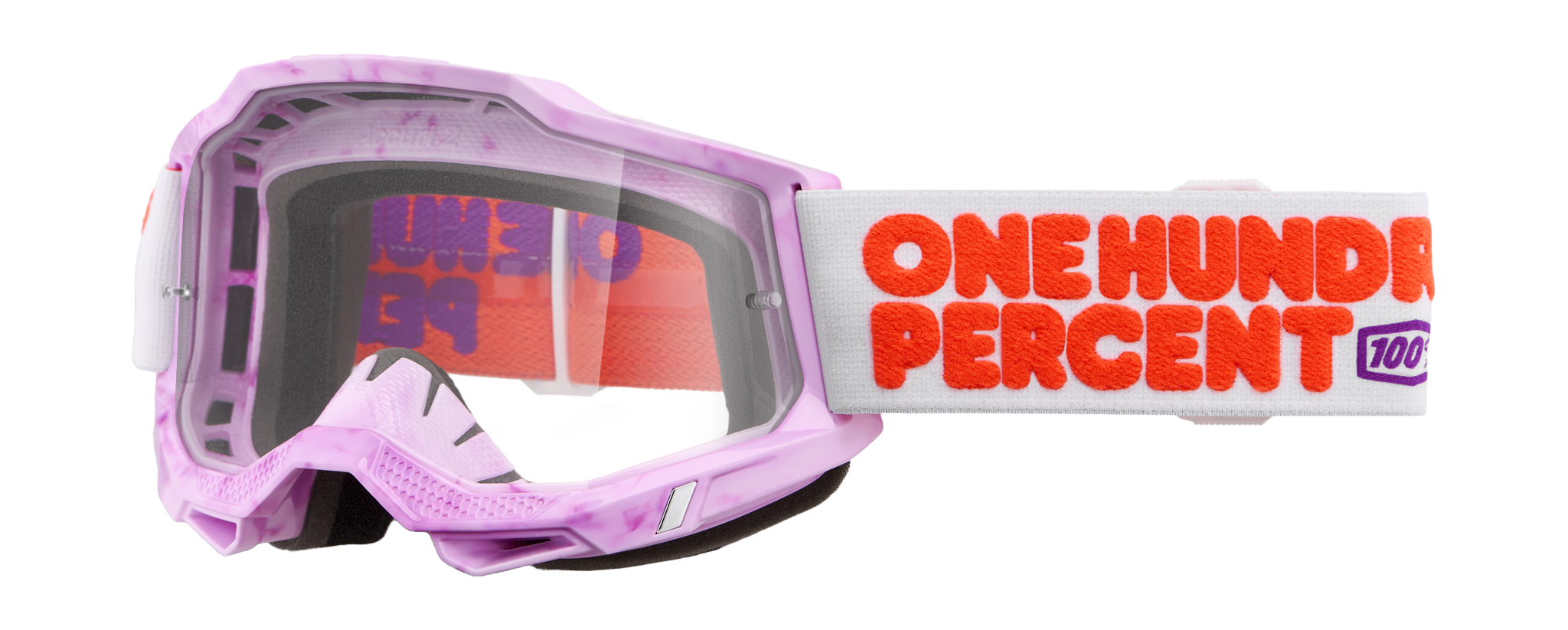 100% Motocross Goggle Accuri 2 Hundreds - Clear