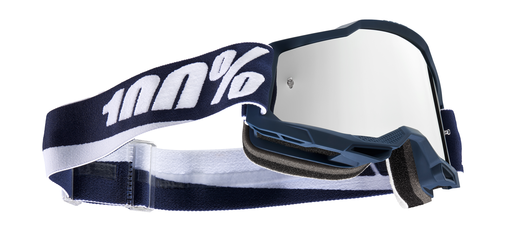 100% Motocross Goggle Accuri 2 Mifflin - Mirror Silver Flash