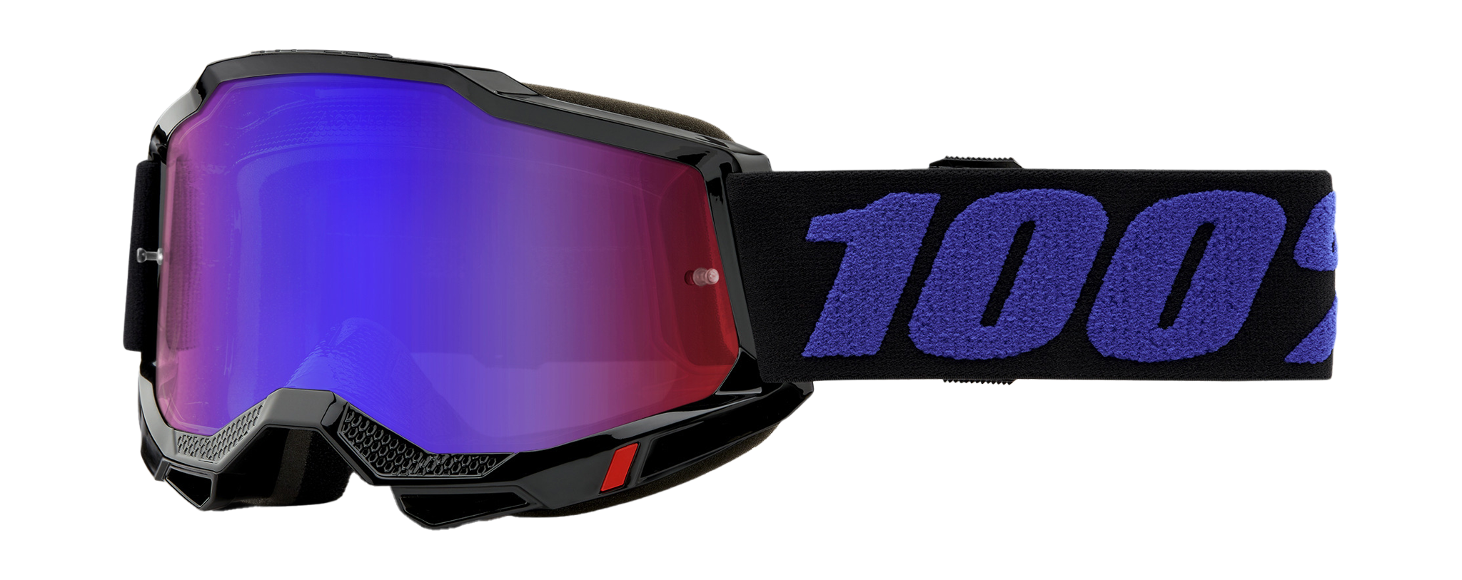 100% Motocross Goggle Accuri 2 Moore - Mirror Red / Blue