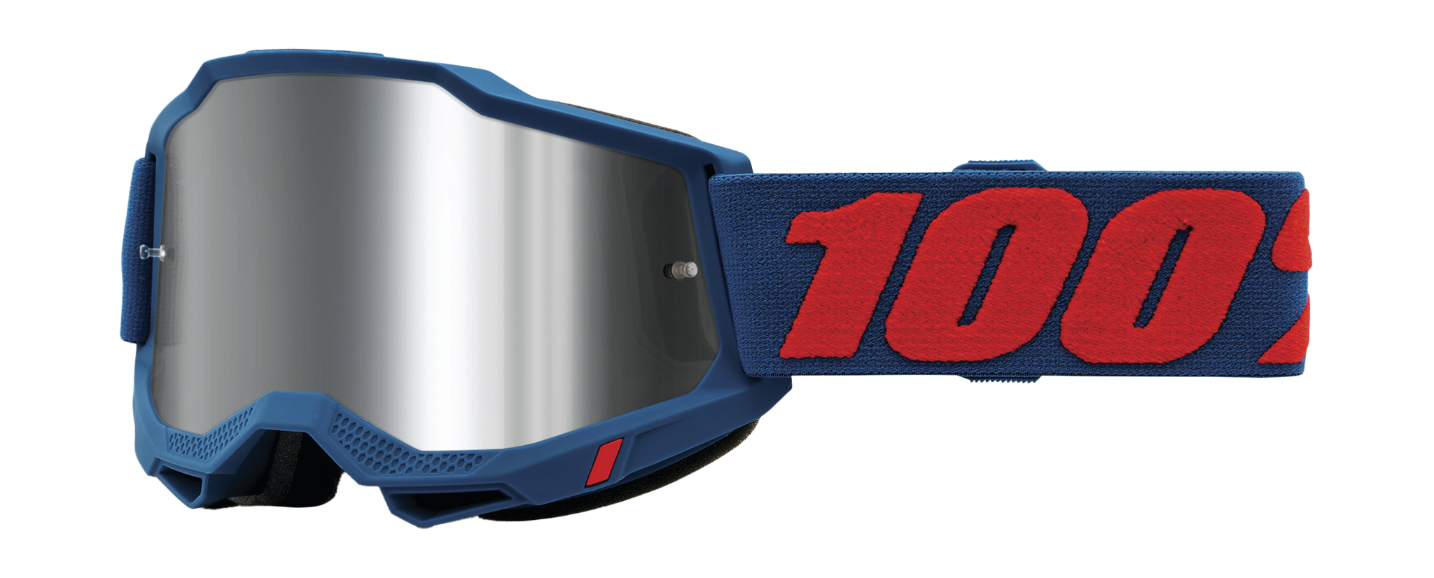 100% Motocross Goggle Accuri 2 Odeon - Mirror Silver Flash