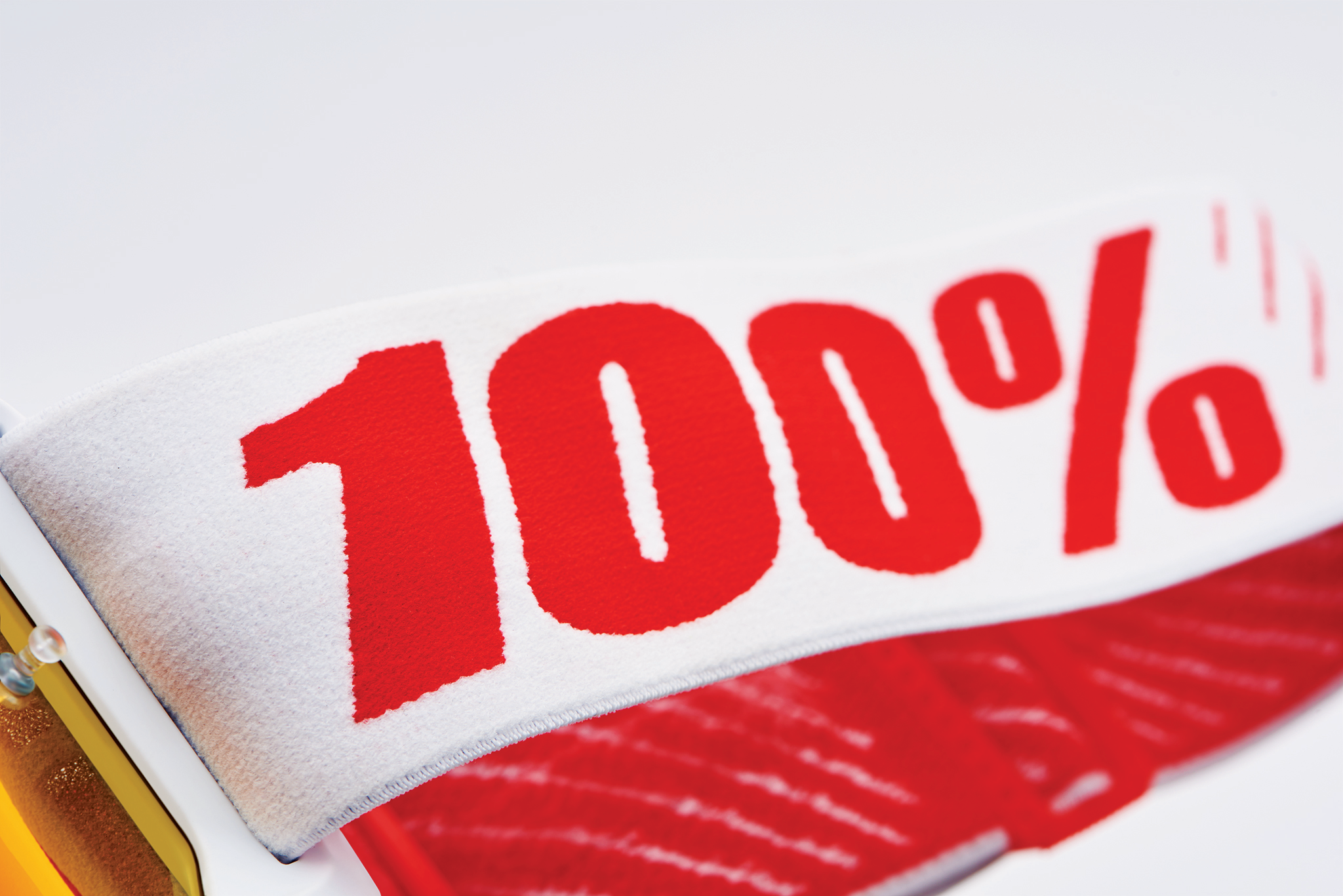 100% Motocross Goggle Accuri 2 Pure - Mirror Red / Blue