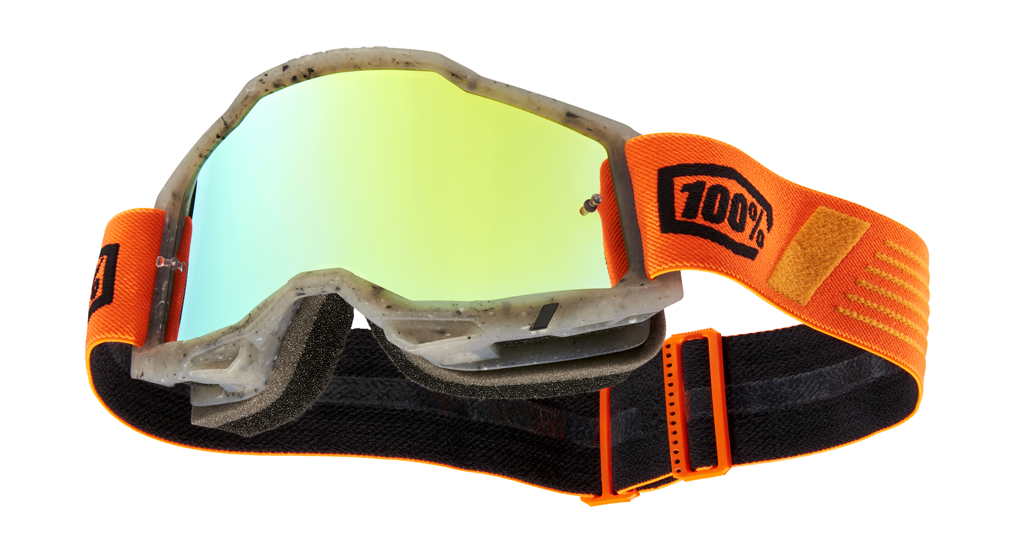 100% Motocross Goggle Accuri 2 Schrute - Mirror Red