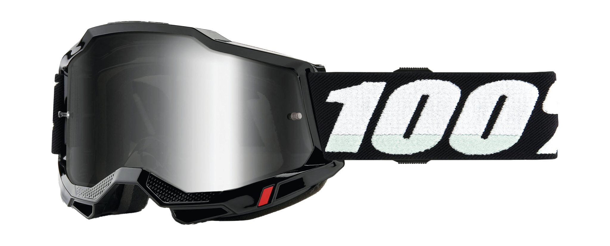 100% Motocross Goggle Accuri 2 SP22 Black - Mirror Silver