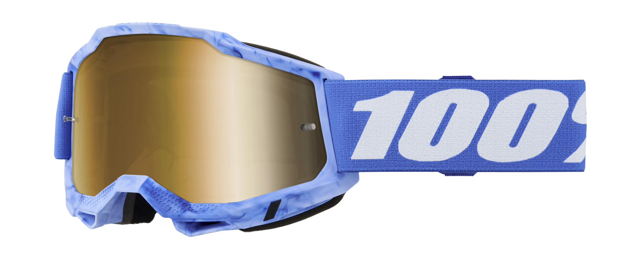 100% Motocross Goggle Accuri 2 Sursi - Mirror True Gold