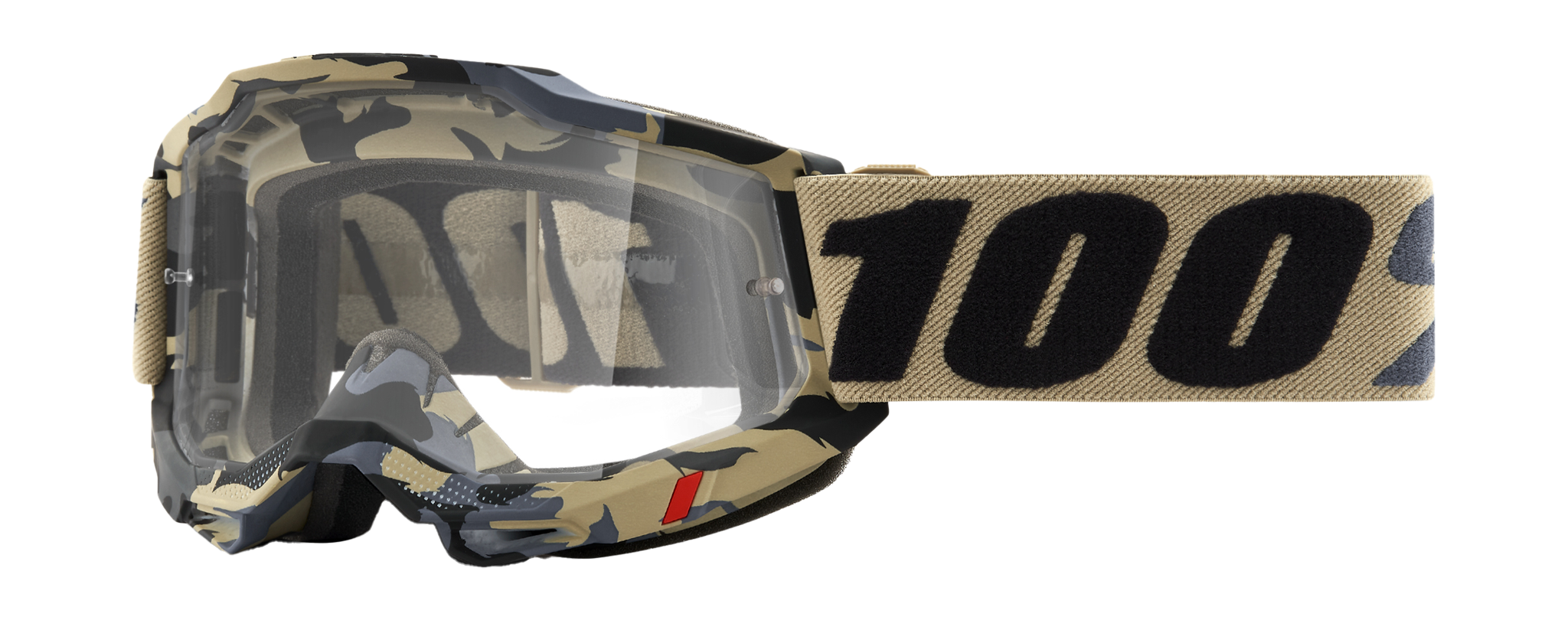 100% Motocross Goggle Accuri 2 Tarmac - Clear