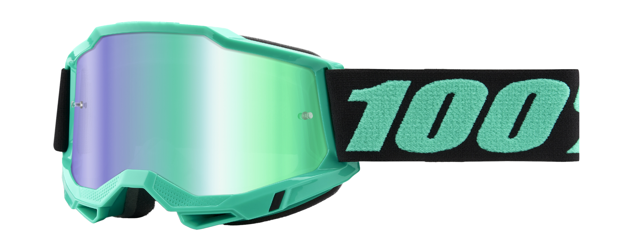 100% Motocross Goggle Accuri 2 Tokyo - Mirror Green