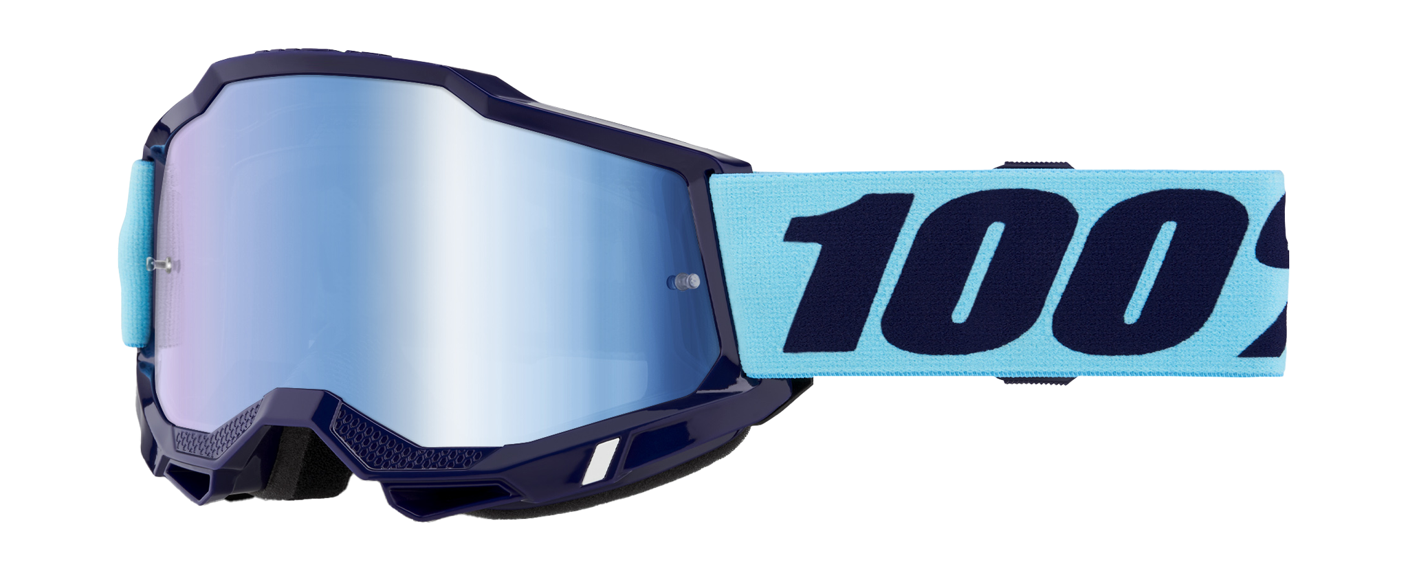 100% Motocross Goggle Accuri 2 Vaulter - Mirror Blue