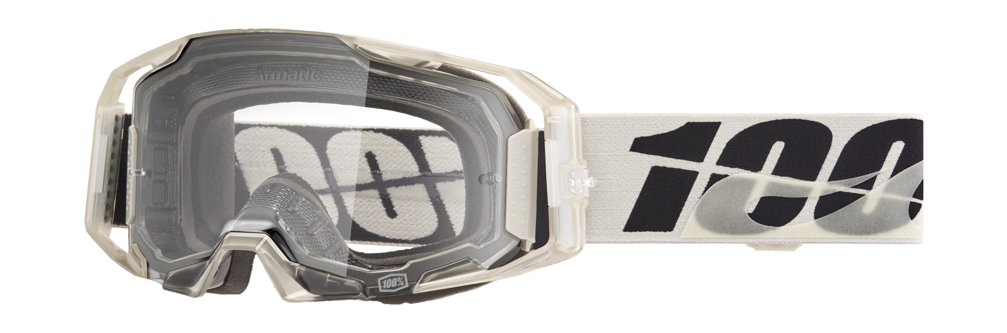 100% Motocross Goggle ARmatic Pitch - Clear