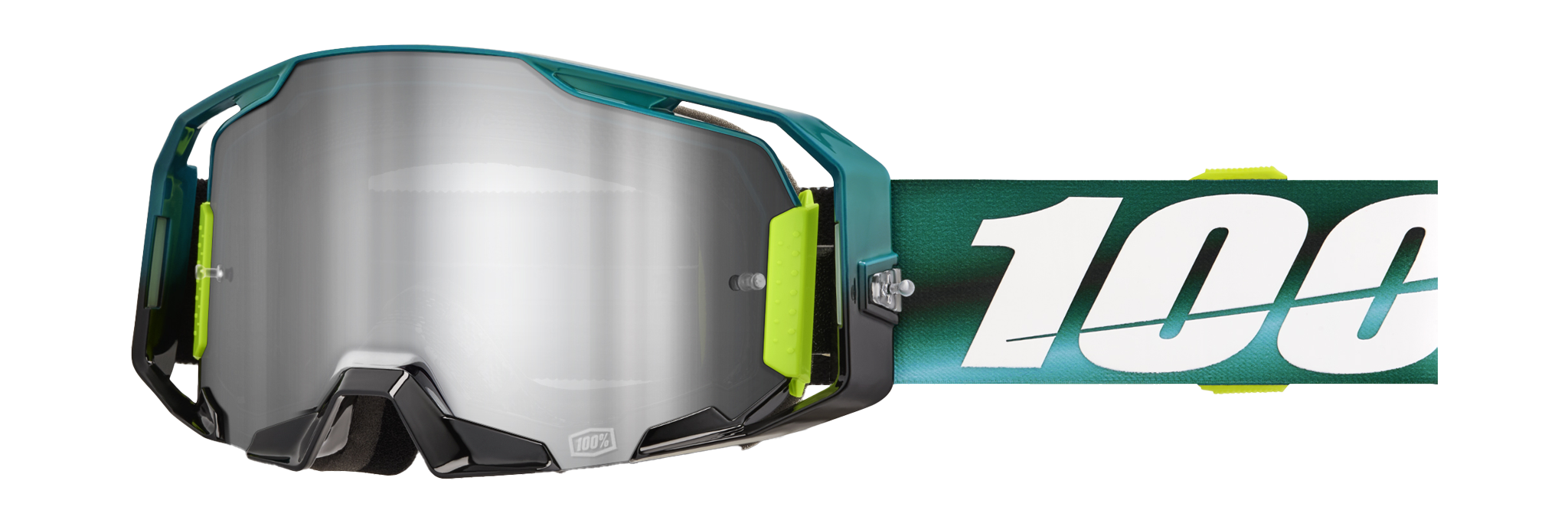 100% Motocross Goggle ARmatic Polarity - Mirror Silver