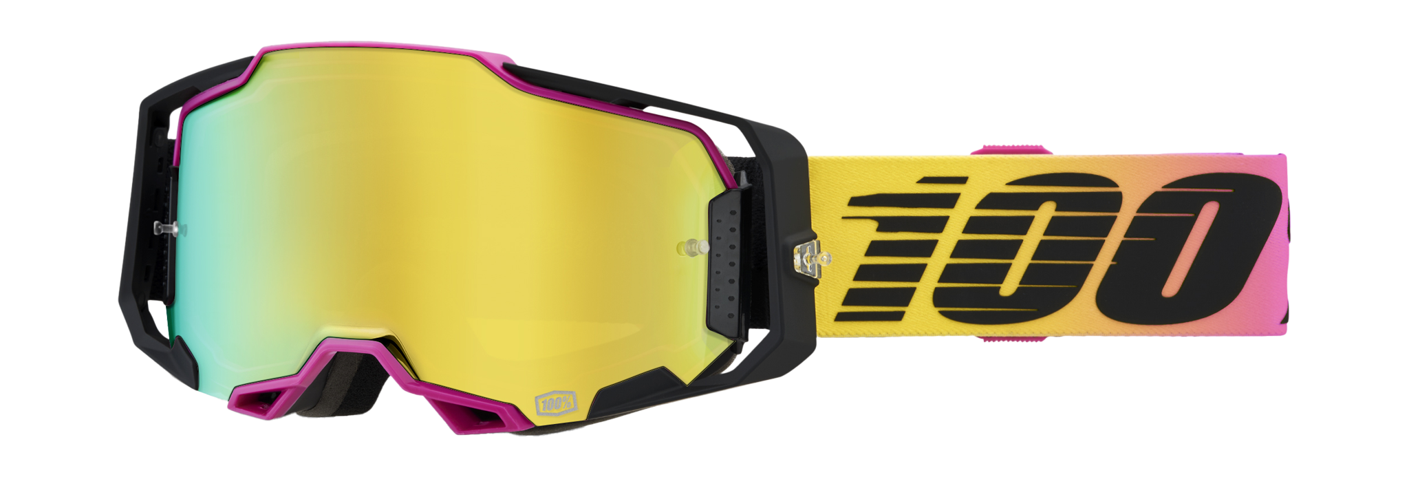 100% Motocross Goggle Armega 91 - Mirror Gold
