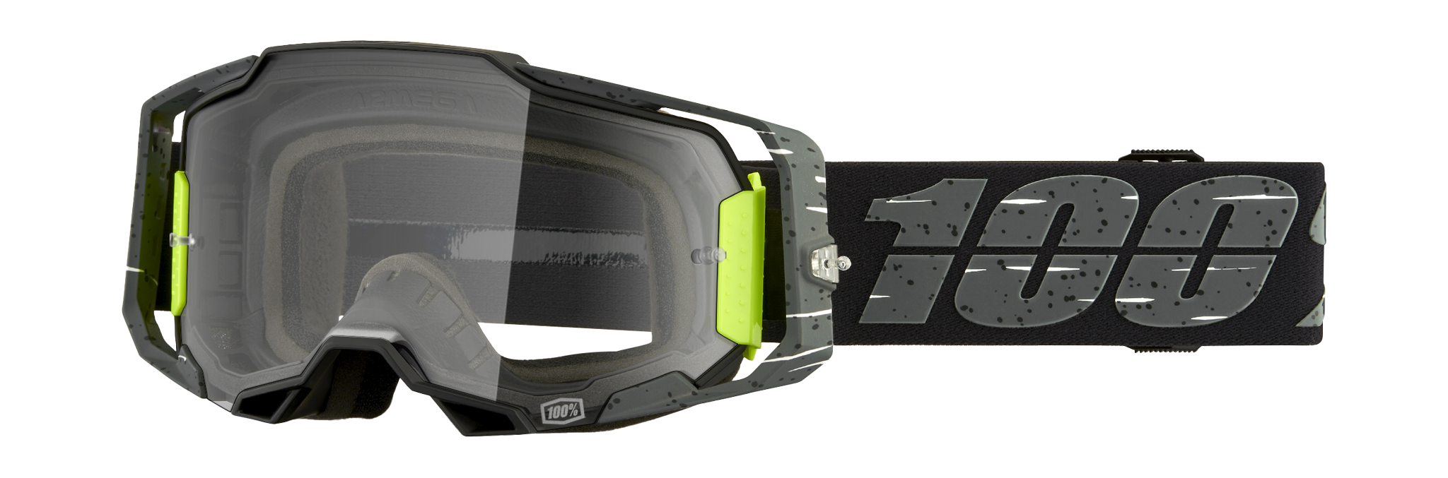 100% Motocross Goggle Armega Antibia - Clear