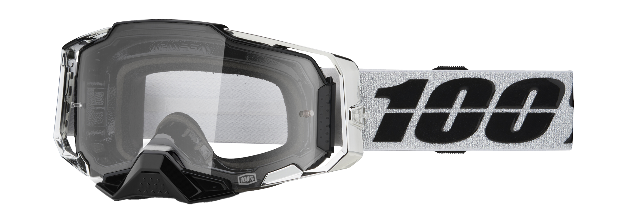 100% Motocross Goggle Armega Atac - Clear