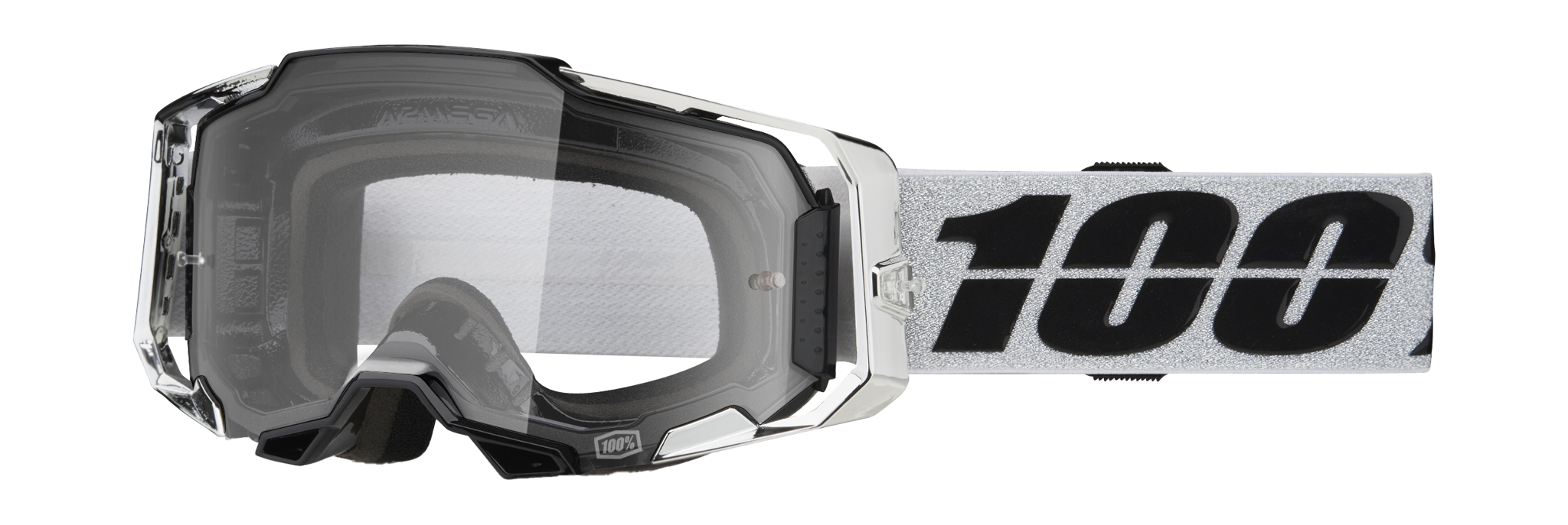 100% Motocross Goggle Armega Atac - Clear