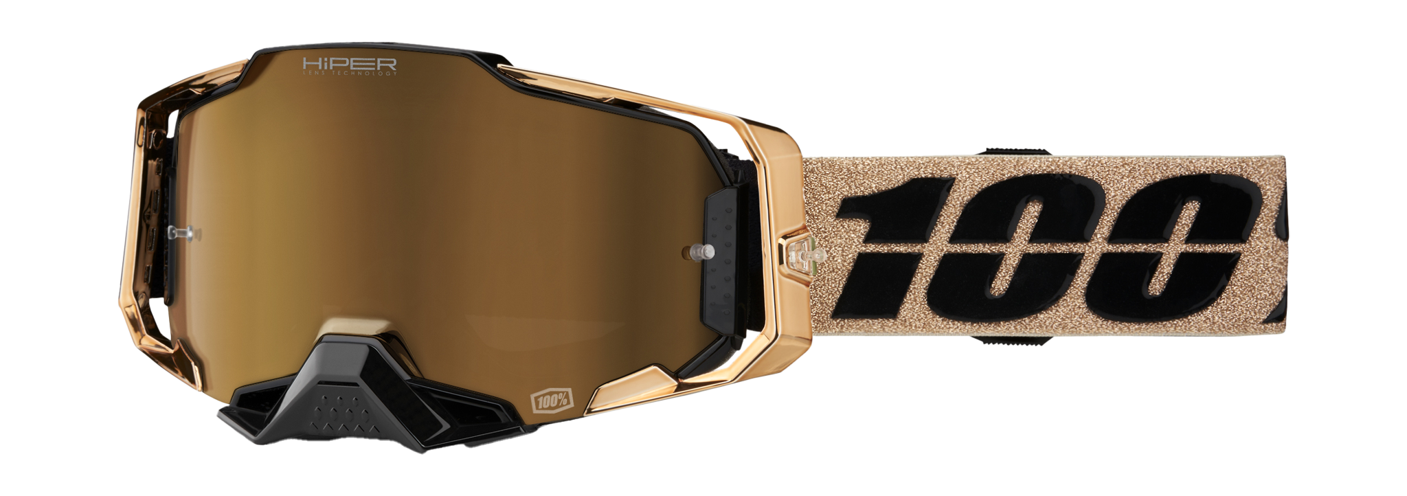100% Motocross Goggle Armega Bronze - HiPER Mirror Bronze Multilayer