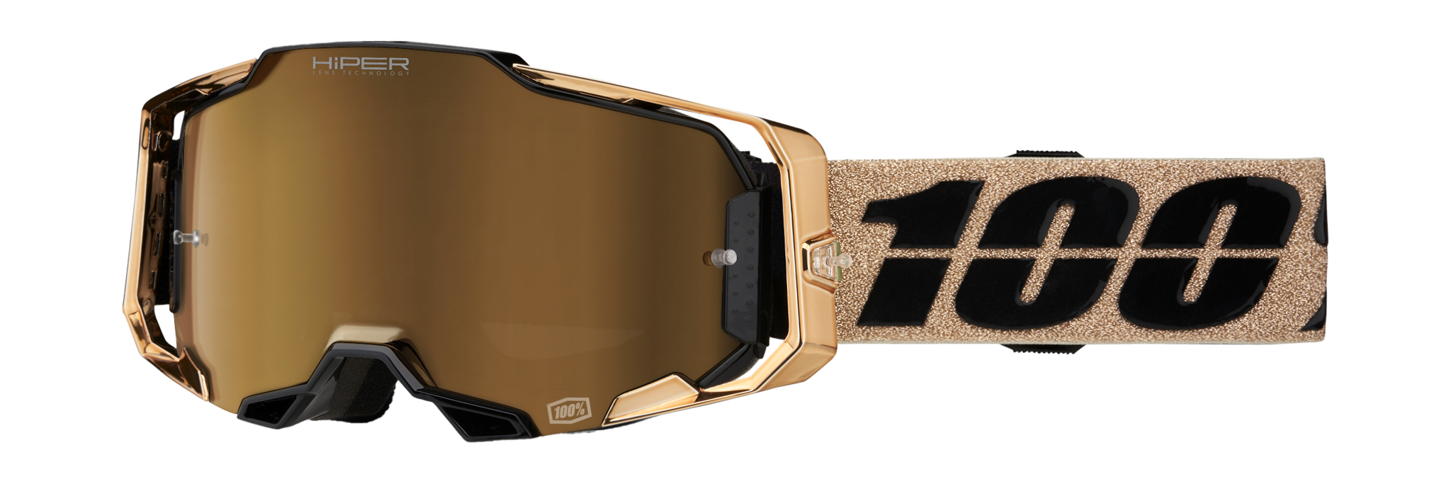 100% Motocross Goggle Armega Bronze - HiPER Mirror Bronze Multilayer