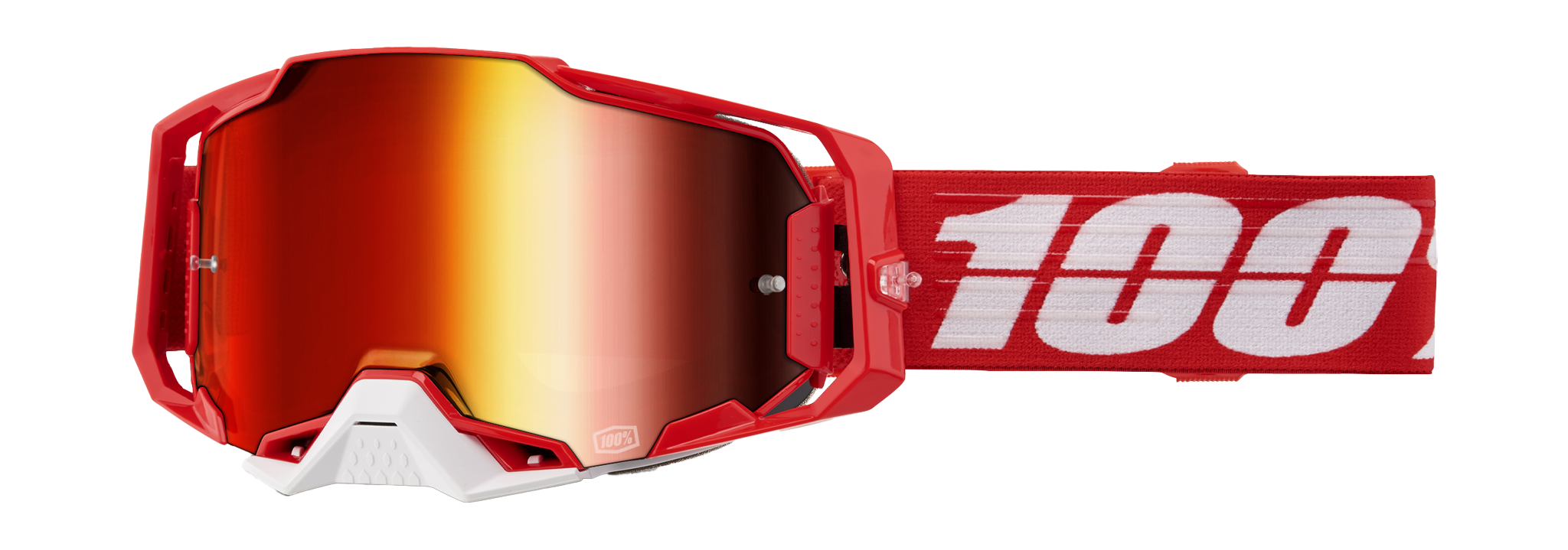 100% Motocross Goggle Armega C-Bad - Mirror Red
