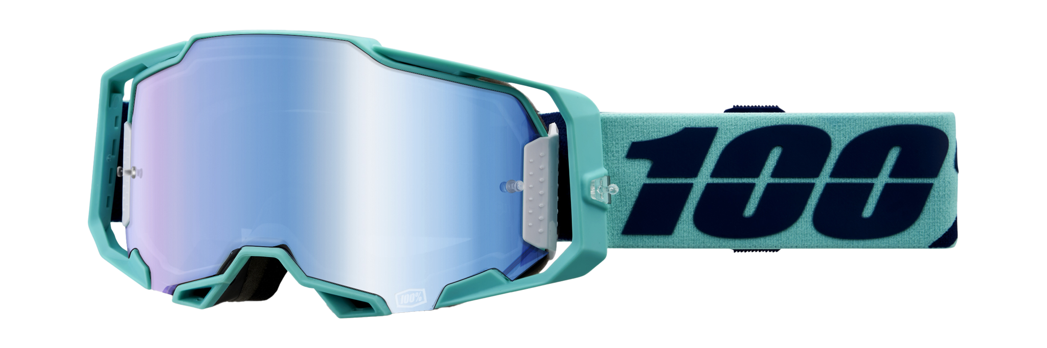 100% Motocross Goggle Armega Esterel - Mirror Blue