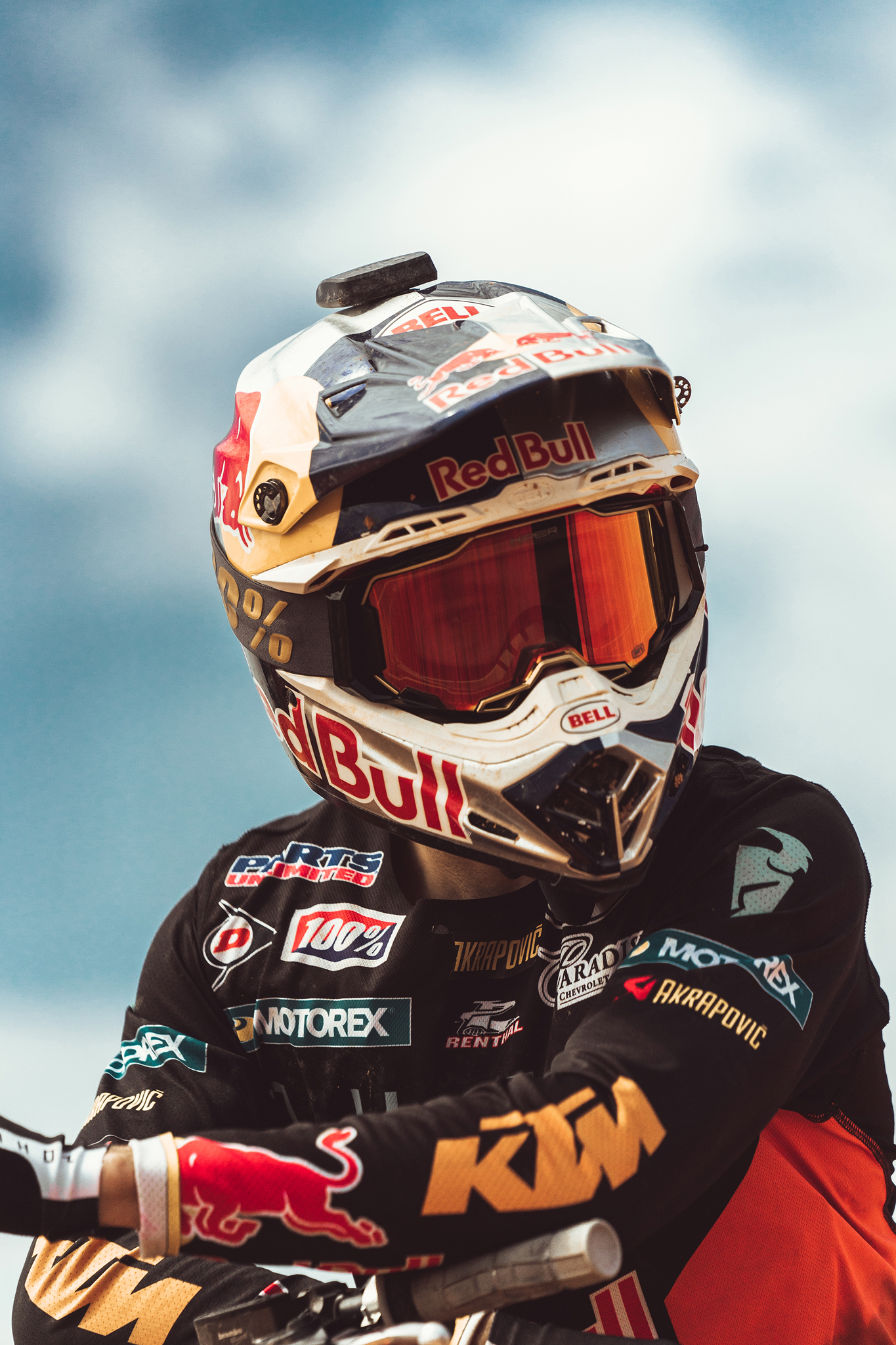 100% Motocross Goggle Armega Falcon5 - HiPER Mirror Red