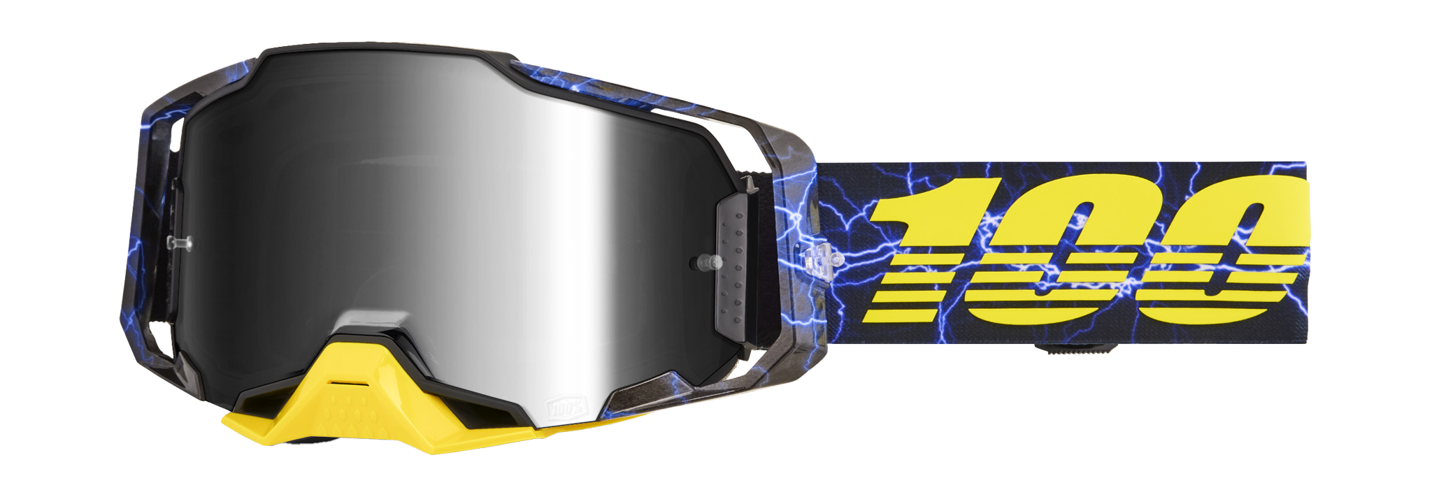 100% Motocross Goggle Armega Furious - Mirror Silver