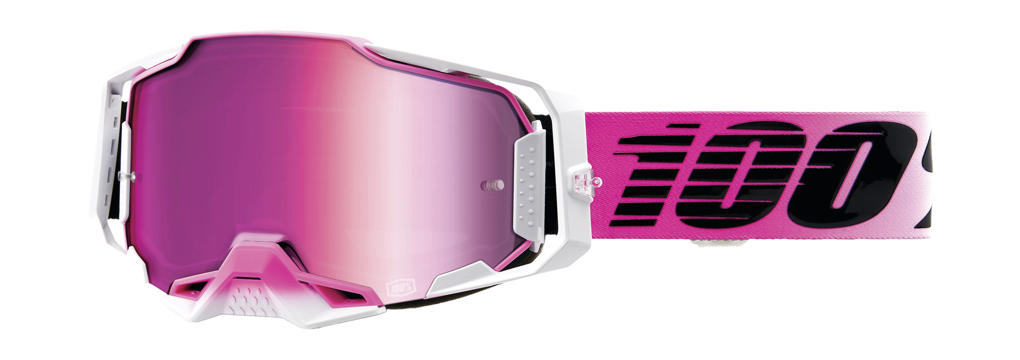 100% Motocross Goggle Armega Harmony - Mirror Pink