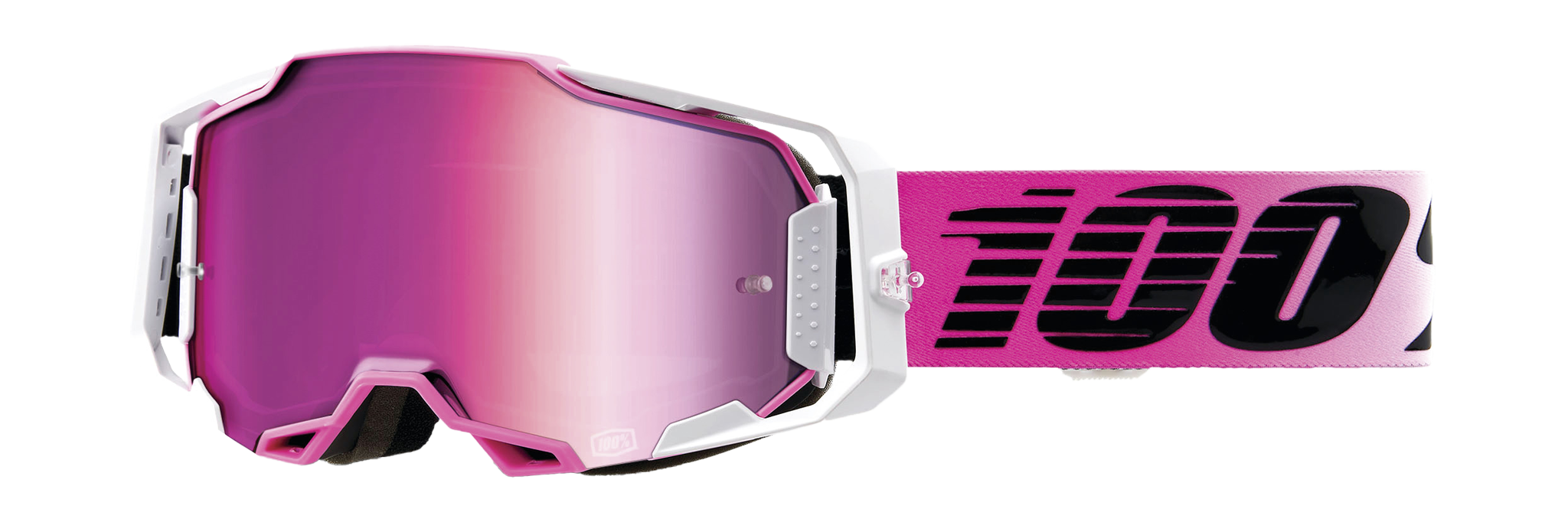 100% Motocross Goggle Armega Harmony - Mirror Pink