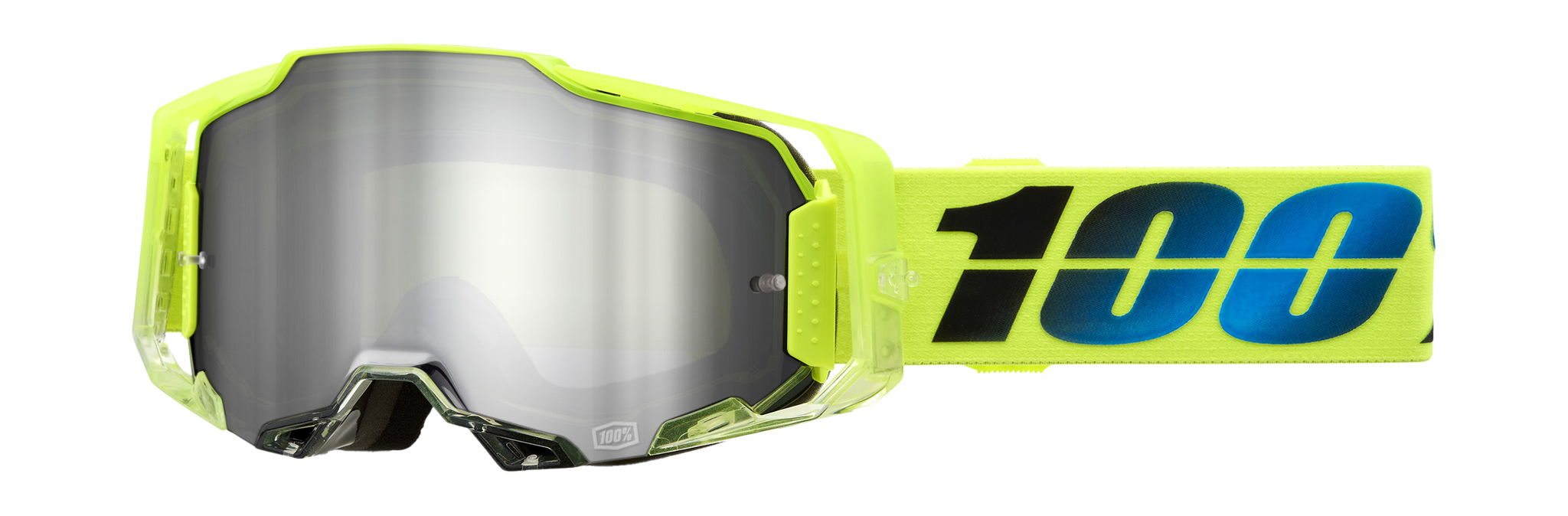 100% Motocross Goggle Armega Koropi - Mirror Silver Flash