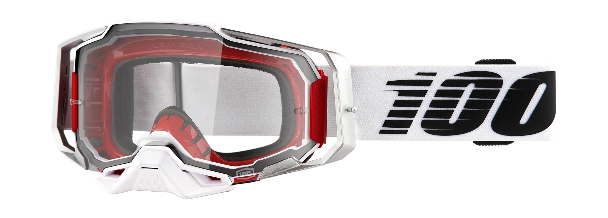 100% Motocross Goggle Armega Lightsaber - Clear