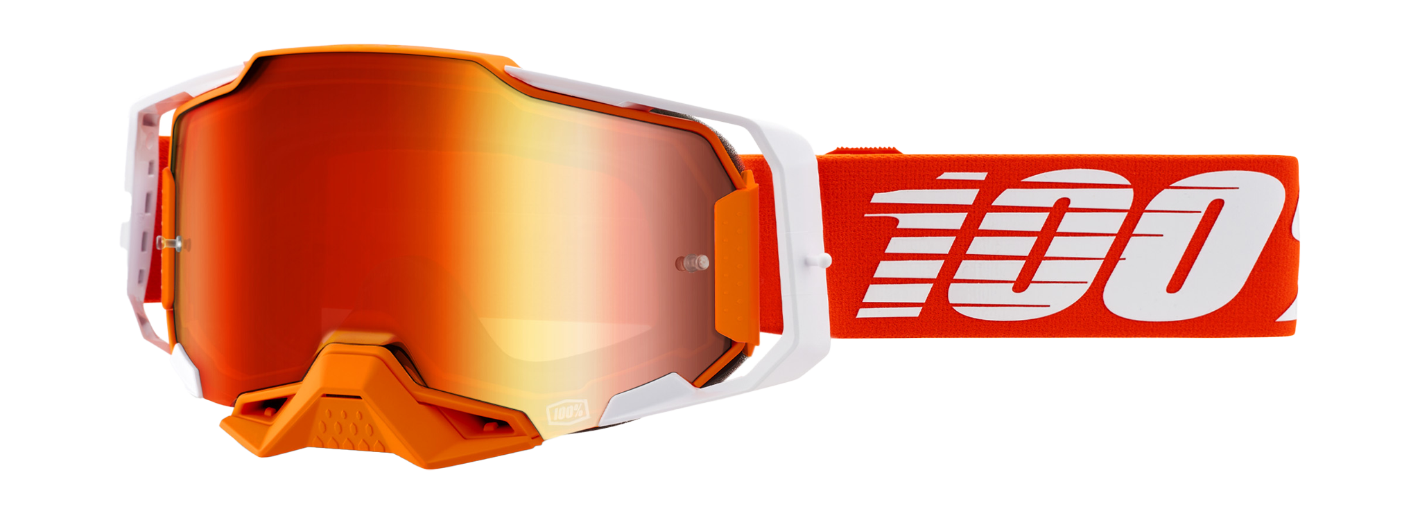 100% Motocross Goggle Armega Regal - Mirror Red