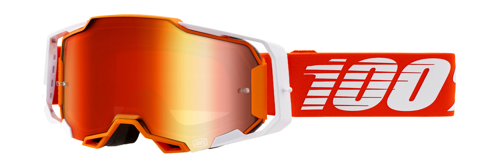 100% Motocross Goggle Armega Regal - Mirror Red