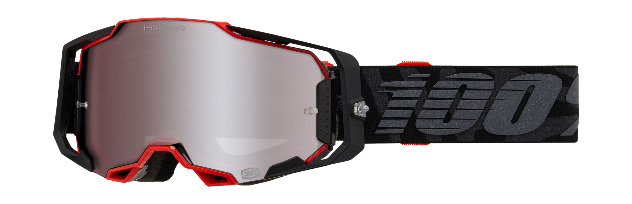 100% Motocross Goggle Armega RENEN - HiPER Mirror Silver