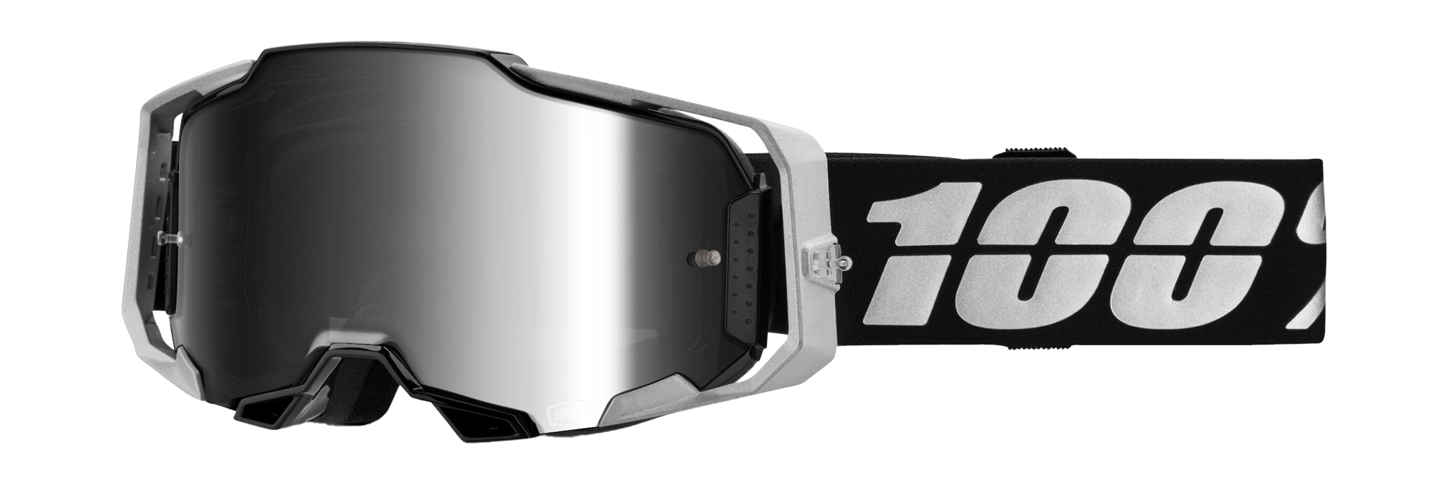 100% Motocross Goggle Armega RENEN S2 - Mirror Silver