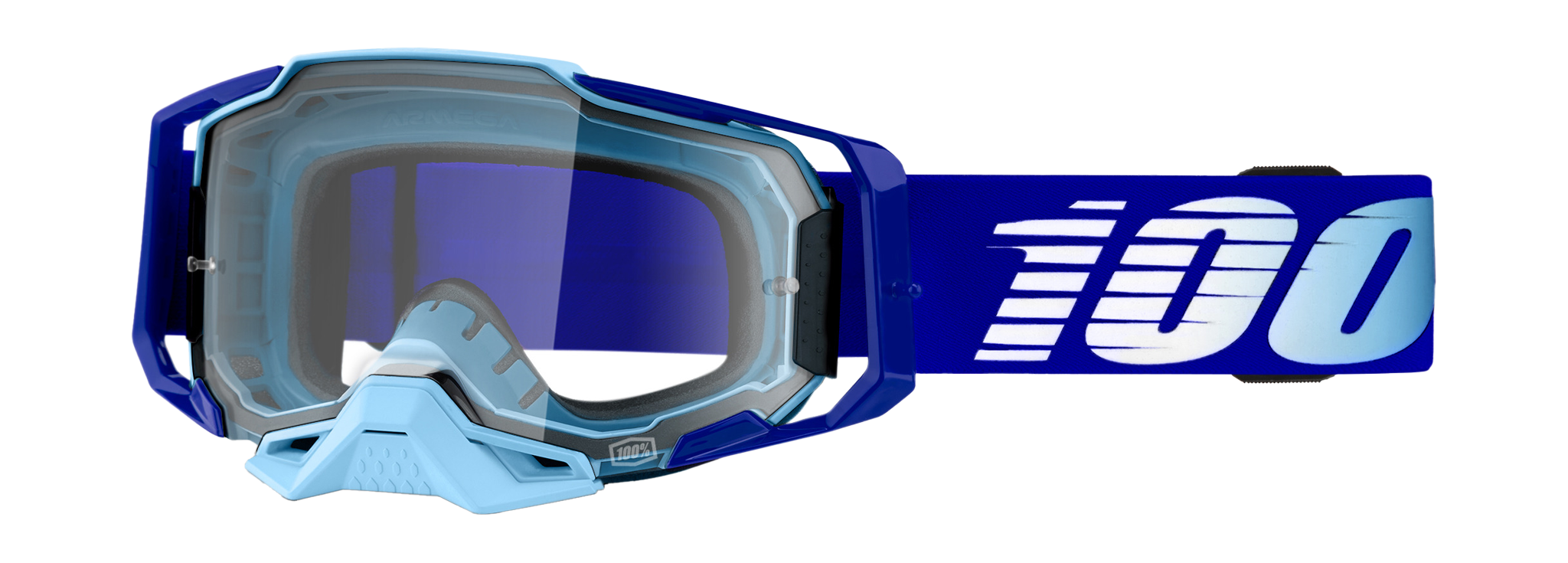 100% Motocross Goggle Armega Royal - Clear