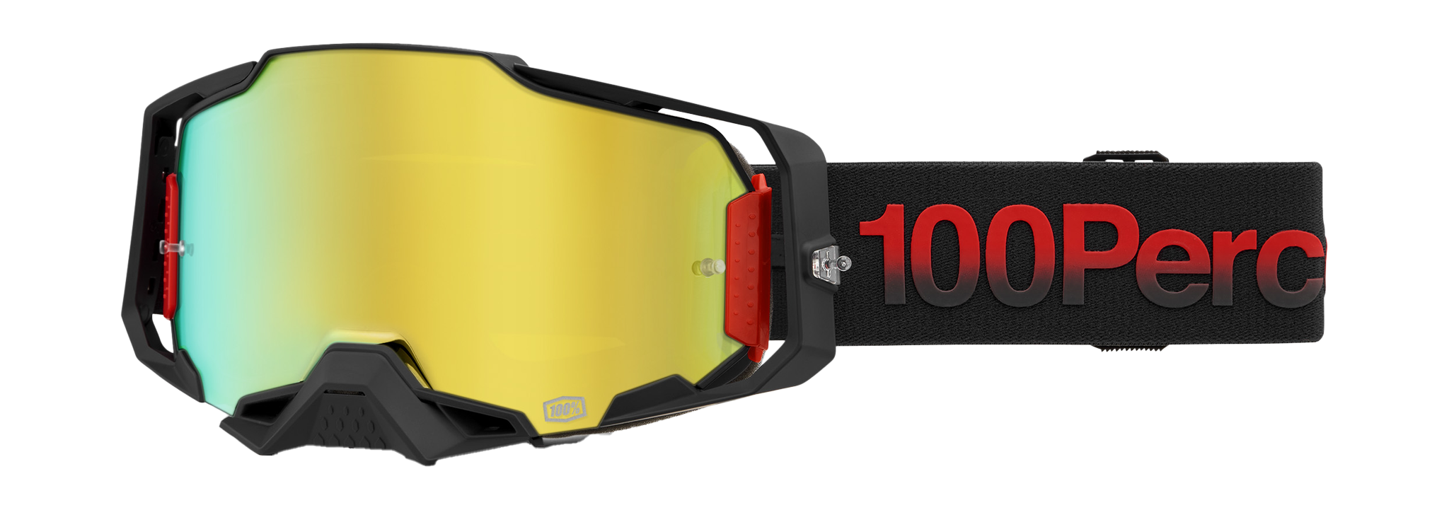 100% Motocross Goggle Armega Tzar - Mirror Gold