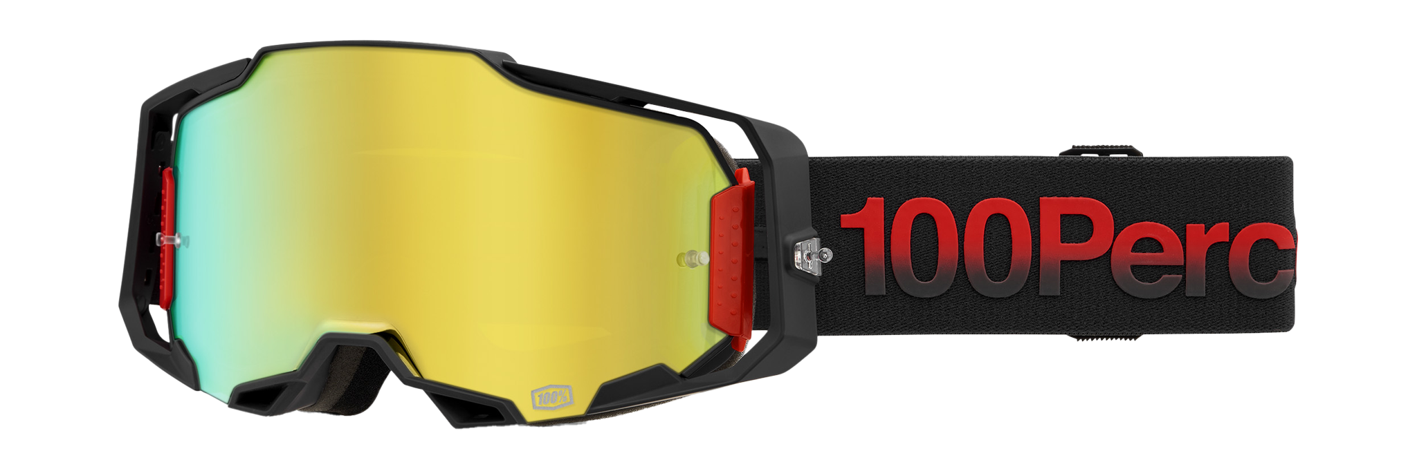 100% Motocross Goggle Armega Tzar - Mirror Gold