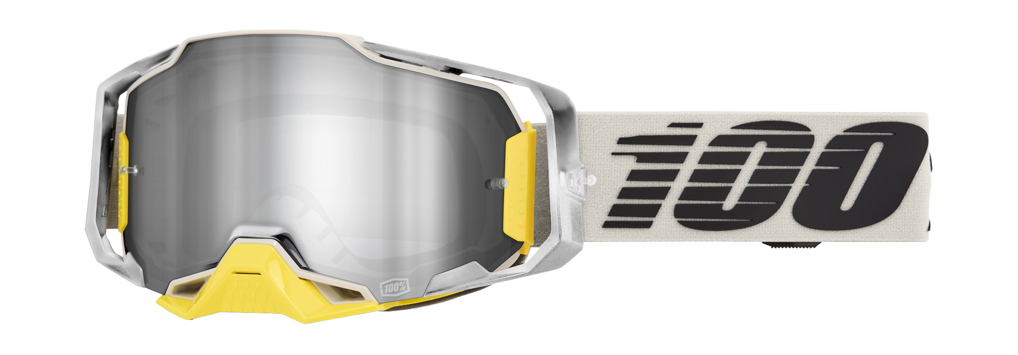 100% Motocross Goggle Armega Viggo - Mirror Silver Flash