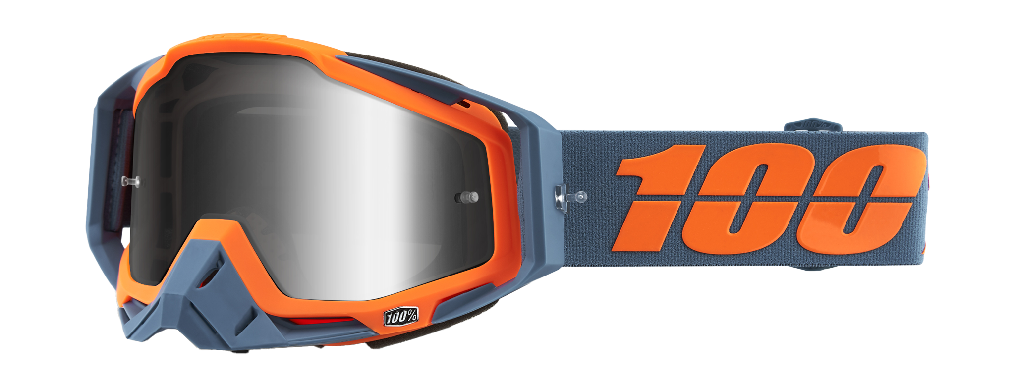 100% Motocross Goggle Racecraft 1 Kilroy - Mirror Silver Flash