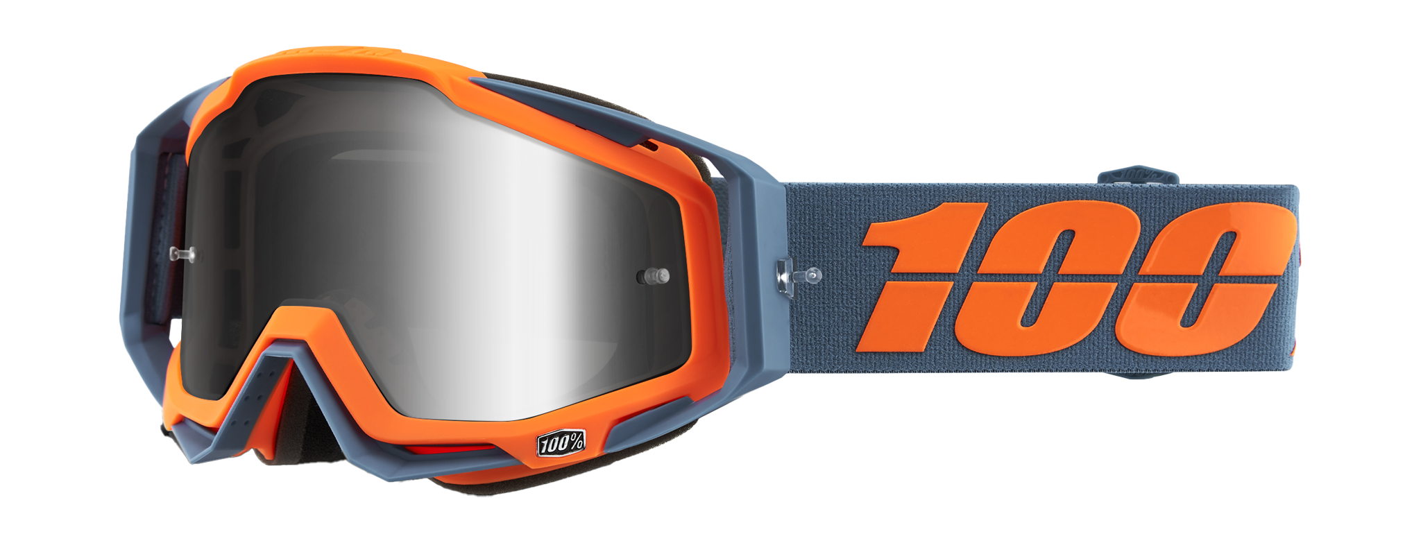 100% Motocross Goggle Racecraft 1 Kilroy - Mirror Silver Flash