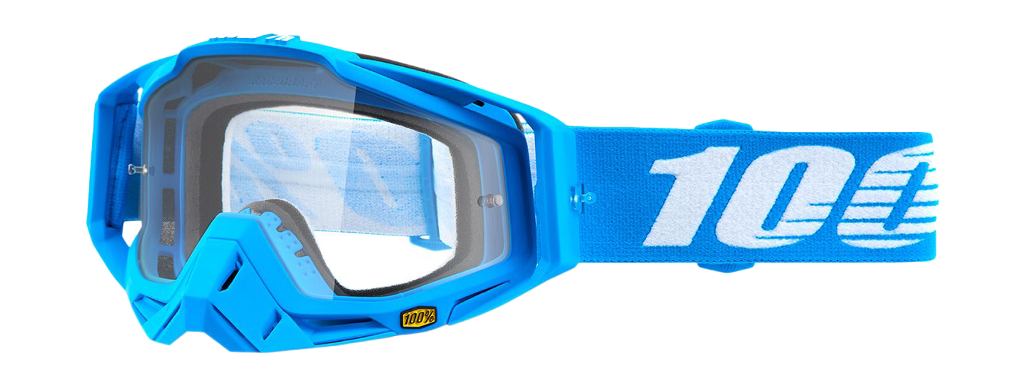 100% Motocross Goggle Racecraft 1 Monoblock - Clear