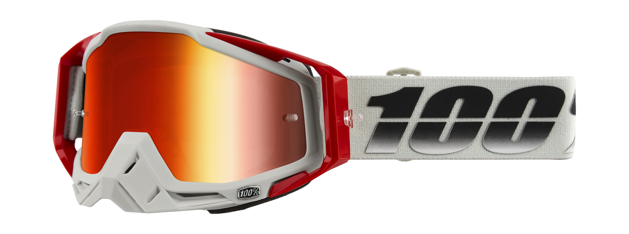 100% Motocross Goggle Racecraft 1 Suez - Mirror Red