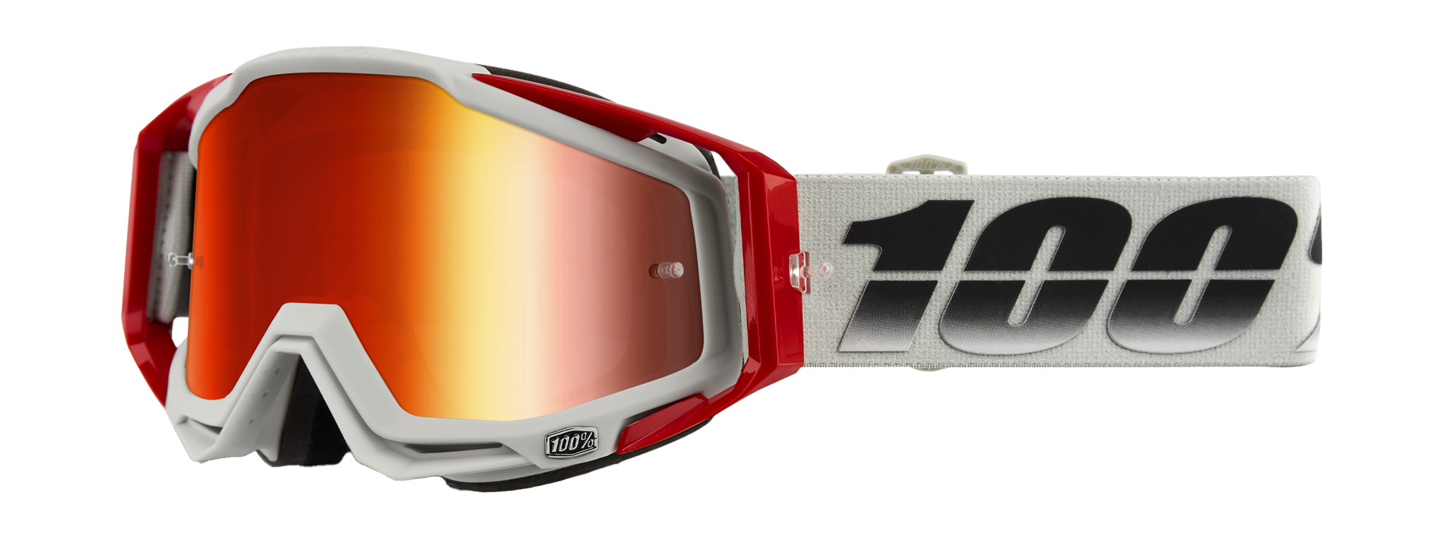 100% Motocross Goggle Racecraft 1 Suez - Mirror Red