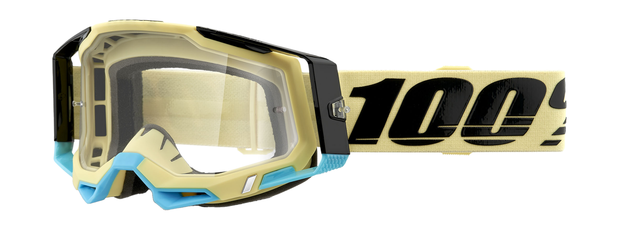 100% Motocross Goggle Racecraft 2 Airblast - Clear