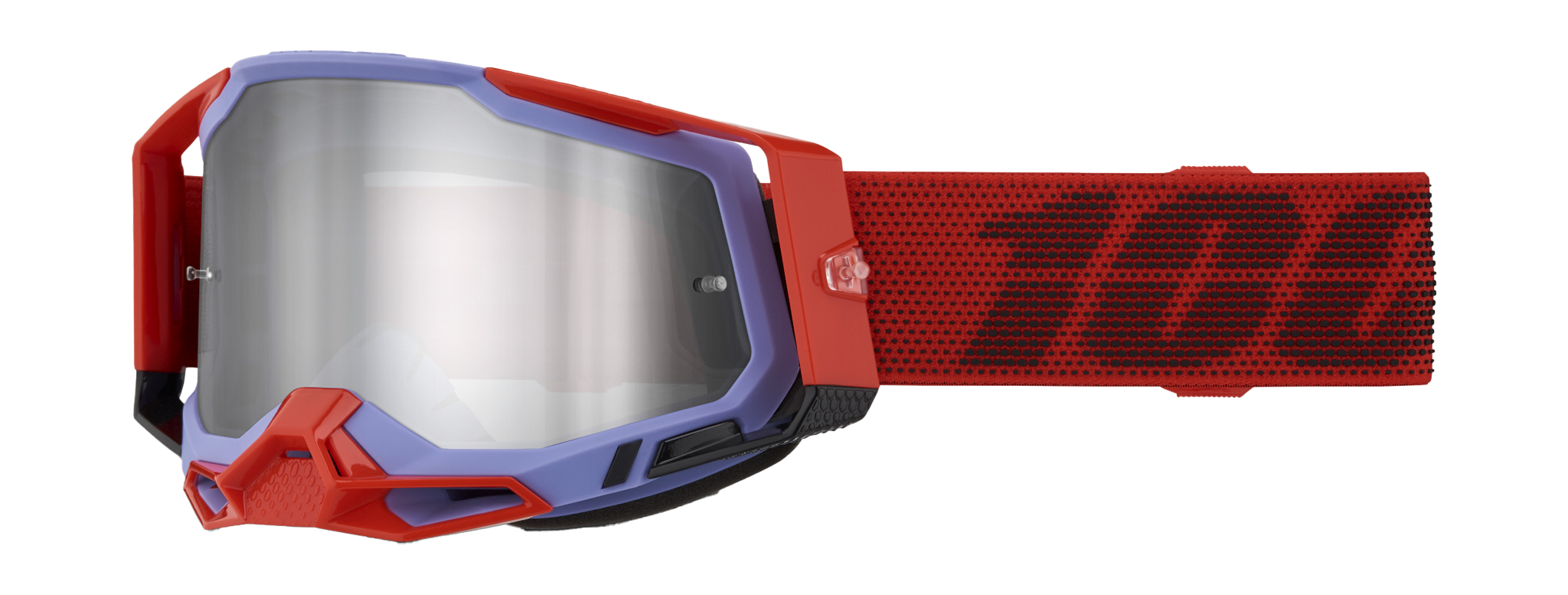 100% Motocross Goggle Racecraft 2 Cleat - Mirror Silver